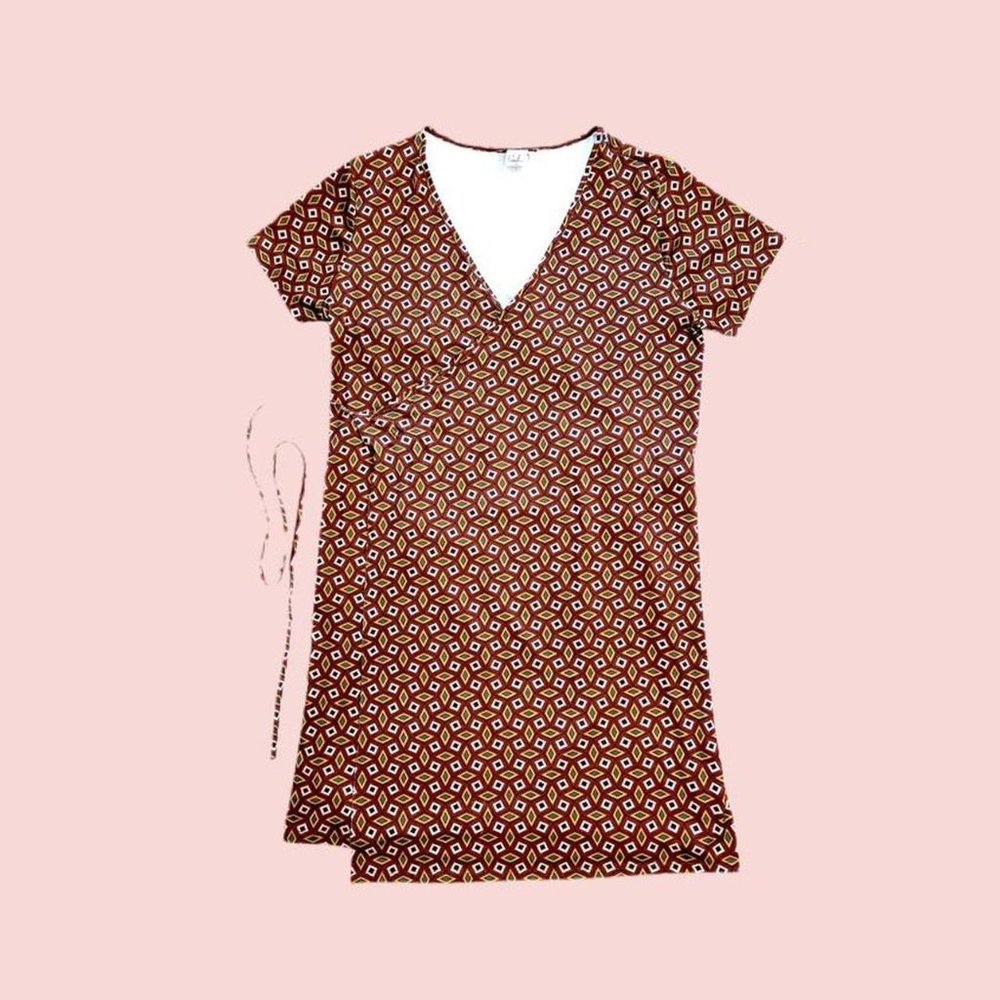 vintage wrap dress